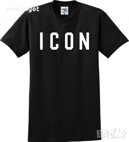  NEW! Mъжки тениски ICON принт! Поръчай модел с твоя идея! , снимка 1 - Тениски - 21931240