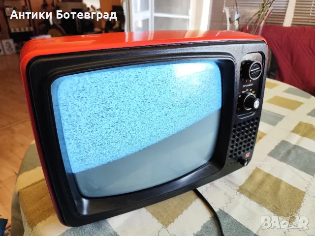 ретро стар малък телевизор Sharp, снимка 6 - Антикварни и старинни предмети - 50144857
