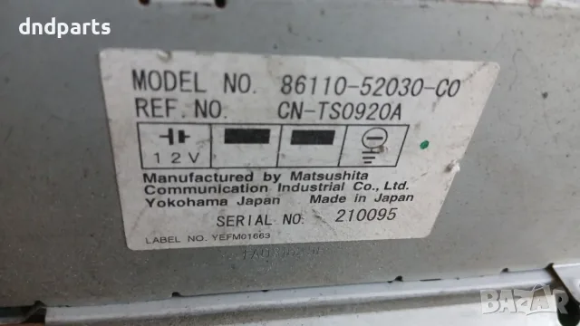 Панел мултимедия Toyota Yaris Verso 2003 86110-52030-C0 Yaris Verso (2000-2004), снимка 3 - Части - 56155014