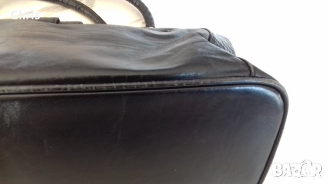 Черна чанта - естествена кожа, снимка 12 - Чанти - 31321257
