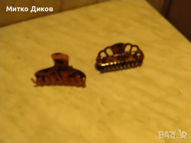 Пластмасови шноли за коса нови 2 броя