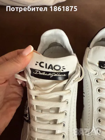 Кецове DOLCE&GABBANA, ест кожа, снимка 5 - Кецове - 49530355