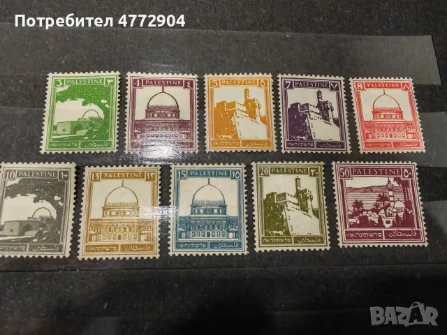 Пощенски марки Палестина, снимка 3 - Филателия - 56140819
