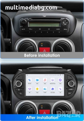 Fiat Fiorino-Qubo 2008 - 2017 Мултимедия Навигация Android, снимка 4 - Аксесоари и консумативи - 51982922