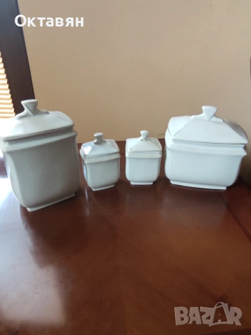 Порцеланови буркани стари, снимка 4 - Аксесоари за кухня - 53257255