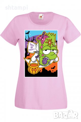 Дамска тениска The Simpsons Bart Simpson 02,Halloween,Хелоуин,Празник,Забавление,Изненада,Обичаи,, снимка 10 - Тениски - 38149422