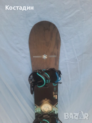 Сноуборд 142см. SALOMON QUATTRO с автомати, снимка 2 - Зимни спортове - 53214814