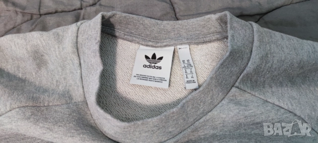 Adidas Сив Пуловер XL Адидас, снимка 3 - Спортни дрехи, екипи - 52129553