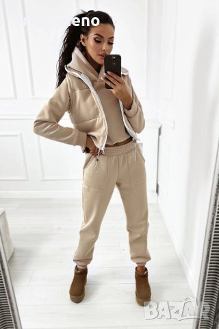 Дамски зимен комплект от 3 части анцуг Kaya, 6цвята , снимка 12 - Спортни екипи - 52817355