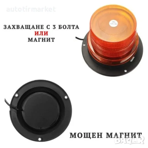 LED ЛЕД Аварийна/сигнална лампа Маяк – T325, снимка 2 - Аксесоари и консумативи - 56054474