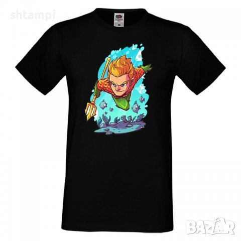 Мъжка тениска DC Aquaman Star Wars Игра,Изненада,Подарък,Геймър, , снимка 2 - Тениски - 36798472