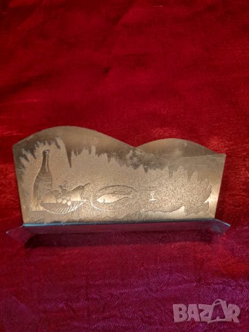 Стара поставка за салфетки, снимка 8 - Други ценни предмети - 34436666