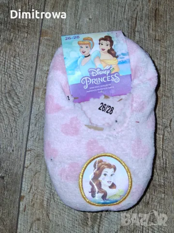 намалена цена 12лв н.32/34 Disney Princes Домашни пантофи, снимка 5 - Детски пантофи - 49718345