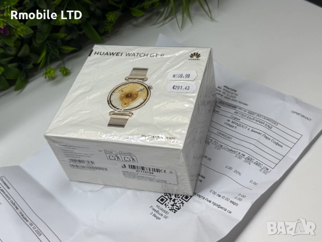 ! НоВо ! Huawei Watch GT6 Gold 41mm 2г Гаранция, снимка 2 - Смарт гривни - 52879155
