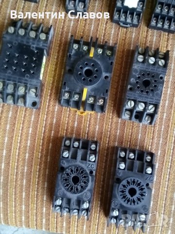 Цокли за релета, снимка 3 - Друга електроника - 37474405