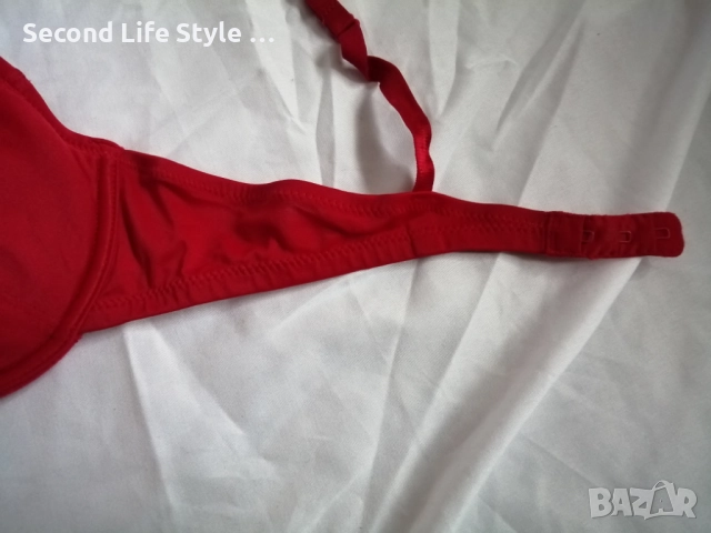 75A червен сутиен розички H&M, снимка 15 - Бельо - 52900023