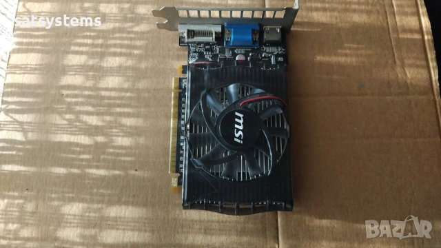Видео карта NVidia GeForce MSI N630GT HDMI 2048MB GDDR3 128bit PCI-E, снимка 6 - Видеокарти - 54018414