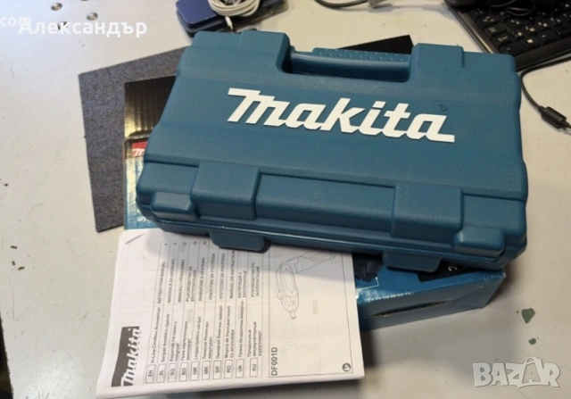 Makita DF001DW акумулаторна отвертка (3.6V,1.5Ah,4.00nm), снимка 2 - Отвертки - 53973896