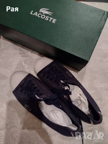 Кецове / спортни обувки lacoste sport, снимка 4 - Дамски елегантни обувки - 50660666