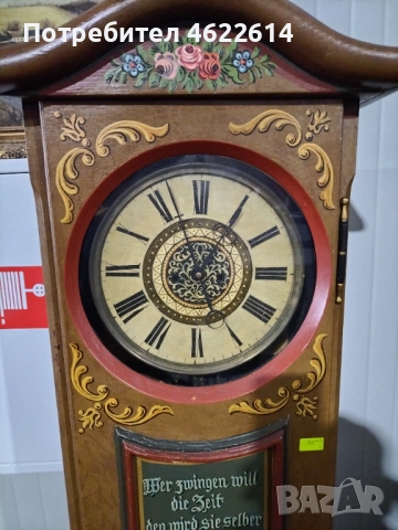 МНОГО КРАСИВ ПАРКЕТЕН ЧАСОВНИК , снимка 6 - Антикварни и старинни предмети - 52651712