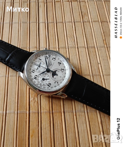 LONGINES Master Collection Chrono Moonphase Automatic!, снимка 6 - Мъжки - 52650284