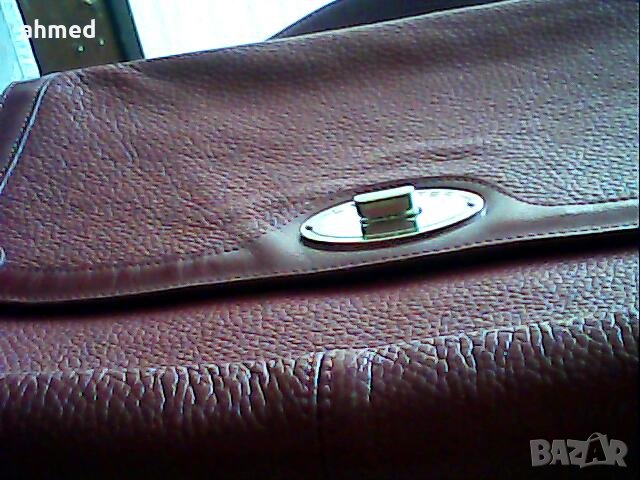 красива маркова естествена кожена 4анта lankacter frenska