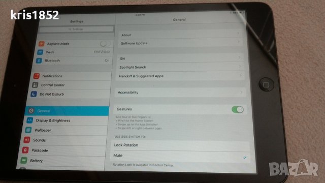 Таблет Apple iPad mini A1432, снимка 4 - Таблети - 44307394