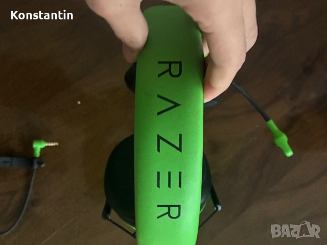 Razer слушалки с микрофон, снимка 2 - Слушалки и портативни колонки - 53051113