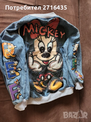 Дамско яке Мики Маус, снимка 5 - Якета - 53205847