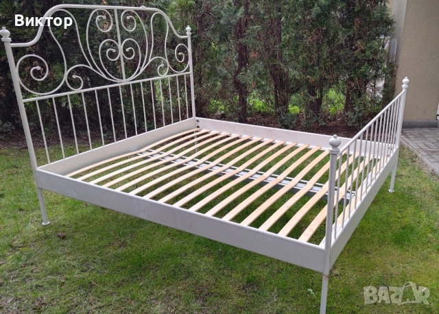 Продавам легло 160x200 см IKEA LEIRVIK 