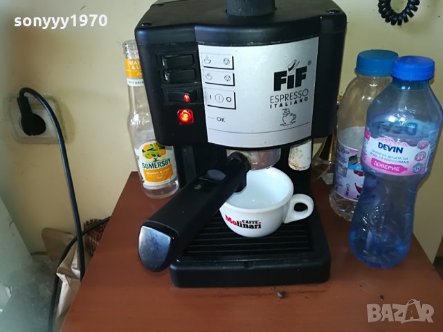 fif espresso italiano-кафемашина-нов внос швеицария, снимка 2 - Кафемашини - 29693407