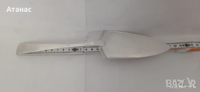 Посребрена лопатка "WMF" за торта, снимка 4 - Прибори за хранене, готвене и сервиране - 49039793