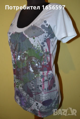 Desigual дамска тениска, снимка 2 - Тениски - 50673190