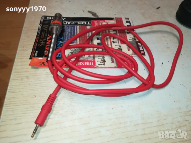 КАБЕЛ ЗА МИКРОФОН-ЧЕРВЕН ОТ ФРАНЦИЯ 1911251028