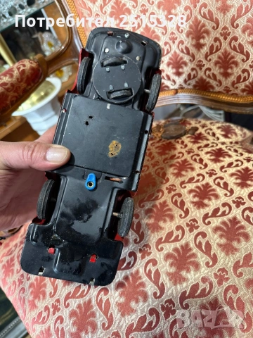 стара японска играчка пожарна 70те, снимка 4 - Колекции - 53945143