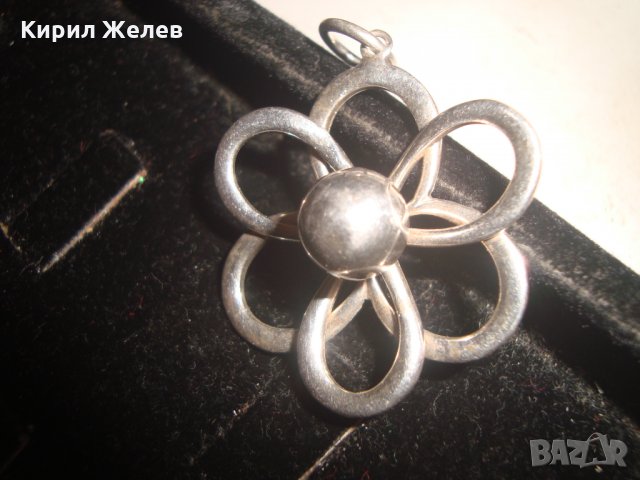 СРЕБЪРНО ЦВЕТЕ КРАСИВ МЕДАЛЬОН 19445, снимка 5 - Колиета, медальони, синджири - 31594587