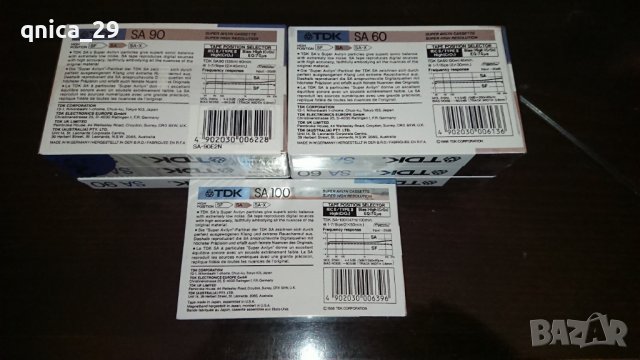 TDK SA нови аудио касети, снимка 2 - Декове - 36949425