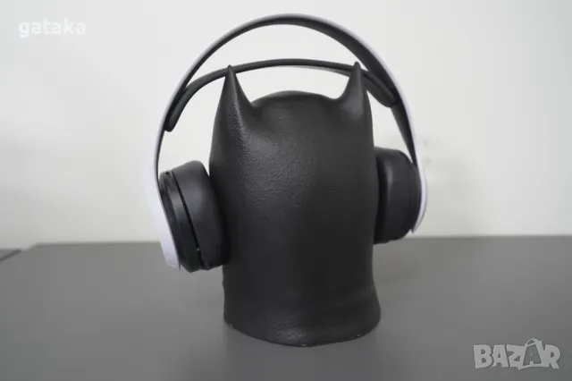 Стойка за слушалки - 3D принтирана глава на Батман, 5+ килограма, снимка 4 - Слушалки за компютър - 49232918