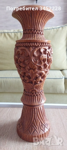 Дърворезба за ценители височина 38см , снимка 2 - Декорация за дома - 54058993