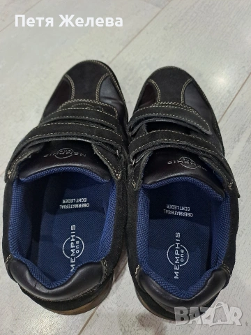 Мъжки обувки от естествена кожа  MEMPHIS, снимка 4 - Ежедневни обувки - 53231959