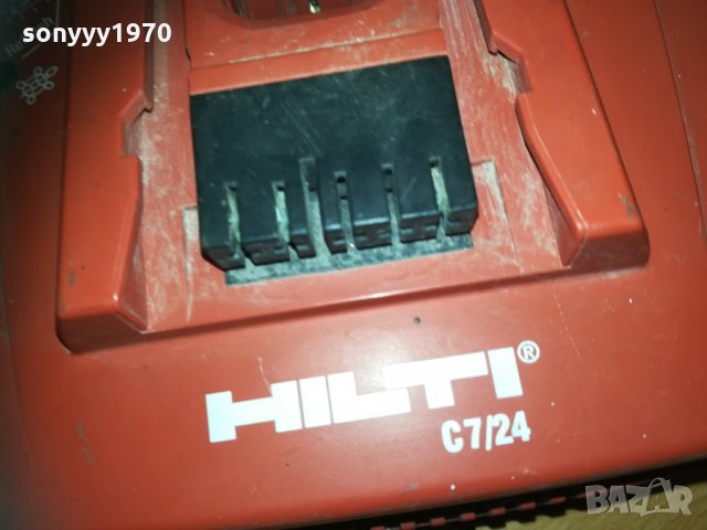 C7/24 HILTI CHARGER 2201211726, снимка 9 - Винтоверти - 31519135