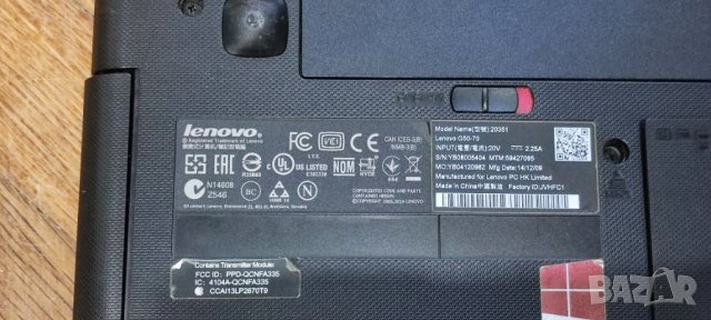 Лаптоп Lenovo G50-80 I3-4005U/4GB/500GB, снимка 5 - Лаптопи за дома - 40247373