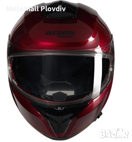Каска Nolan N80-8 Classico Nobile N-Com 321 Red – Гланц ECE 22.06, снимка 4 - Аксесоари и консумативи - 51892536