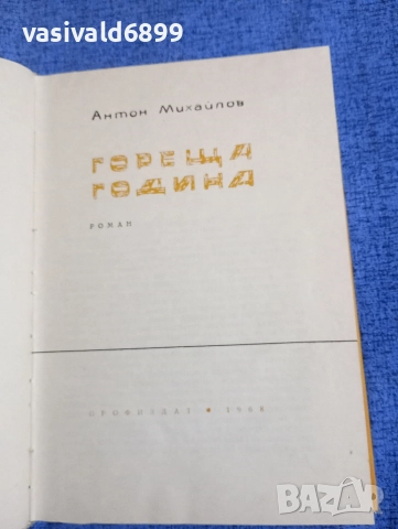Антон Михайлов - Гореща година 