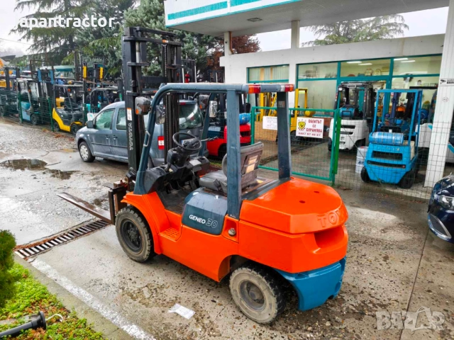 Мотокар Toyota Нов Внос 3 тона, 4метра, Автомат, Изравнител