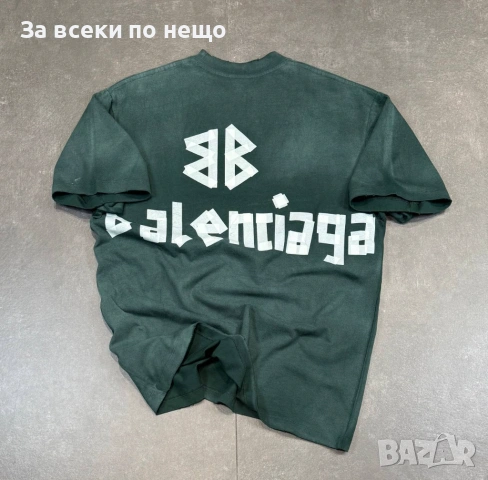 Balenciaga Мъжка Тениска👕Мъжка Блуза С Къс Ръкав - Различни Цветове Код Mens P.158, снимка 4 - Тениски - 53921187