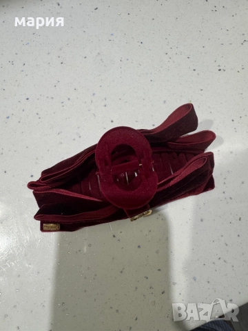 Нова кадифена шнола за коса Dsquared2, снимка 3 - Аксесоари за коса - 51478731