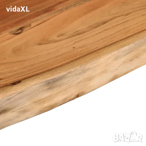 vidaXL Стенен рафт, 70x30x3,8 см, правоъгълен, масив акация, жив ръб, снимка 6 - Етажерки - 56147308