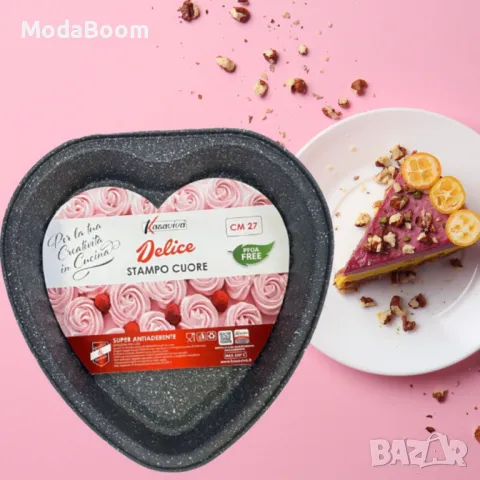 Форма за торта 27,5 x 26,8 x 4,5 см, мраморно покритие