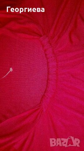 Червена еластична рокля от трико👗🍀S,M👗🍀арт.618, снимка 7 - Рокли - 29649201